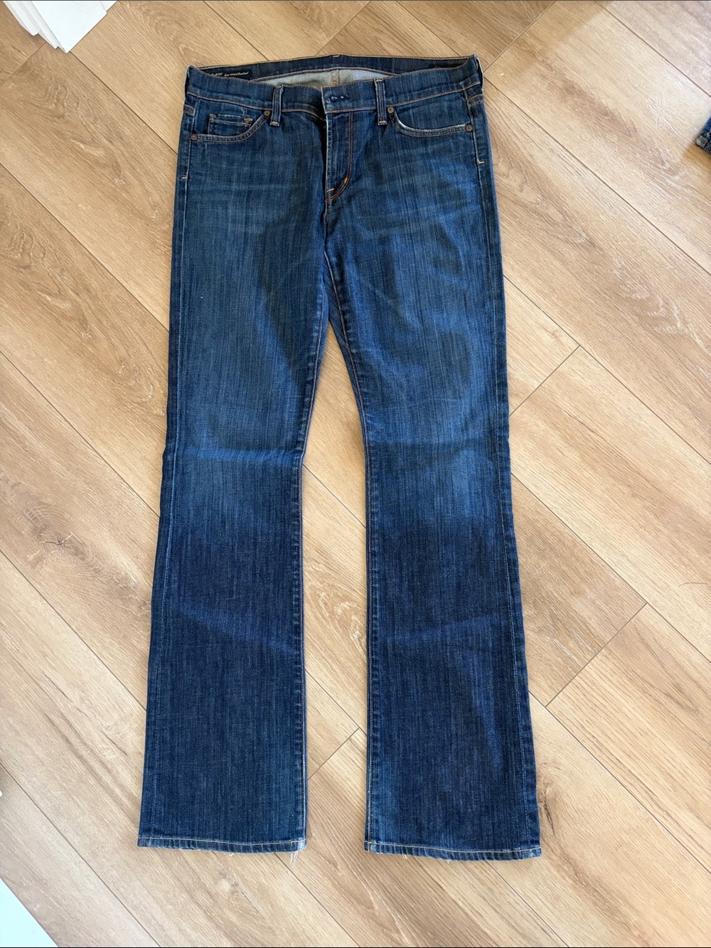 Citizens Of Humanity Dark Blue Flare Jeans